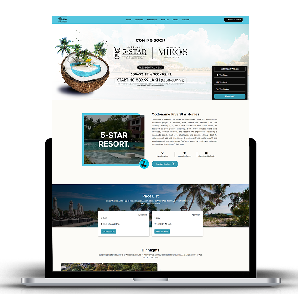 High-Converting Landing Page