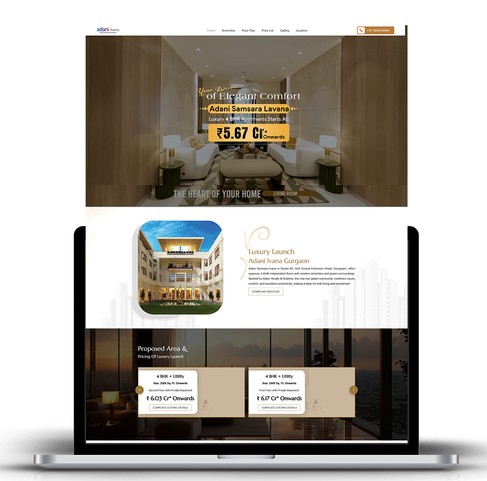 Real Estate Launch Page